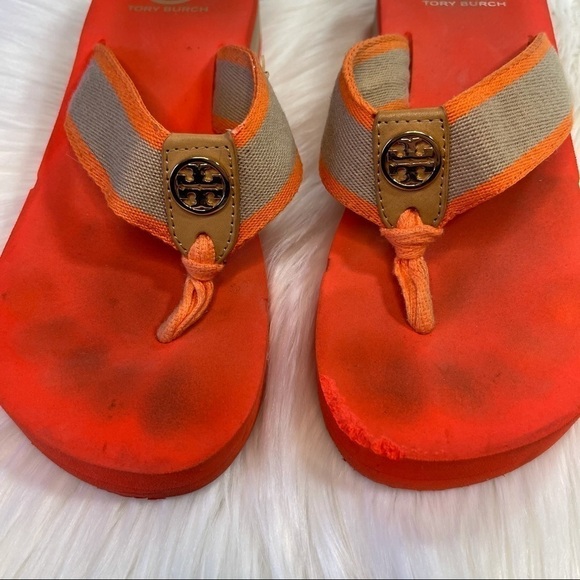 Tory Burch Platform Flip-flops size 7 - Picture 5 of 12